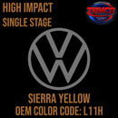 Tamco Paint Volkswagen Sierra Yellow Code L11H OEM High Impact Single Stage