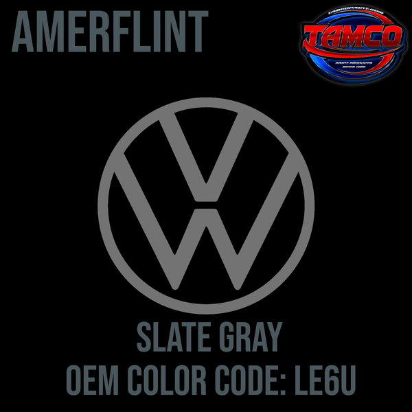 Volkswagen Slate Gray | LE6U | OEM Amerflint II Series Single Stage
