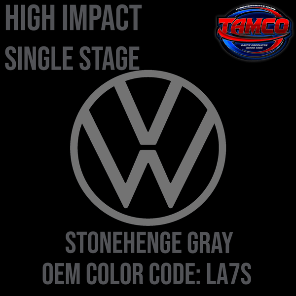 Tamco Paint Volkswagen Stongehenge Gray Code LA7S OEM High Impact  Single Stage
