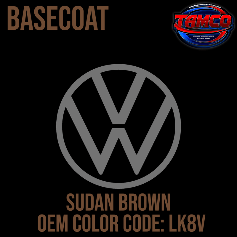 Tamco Paint Volkswagen Sudan Brown Code LK8V OEM Basecoat