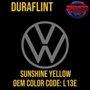 Tamco Paint Volkswagen Sunshine Yellow  Code L13E OEM DuraFlint Series Single Stage