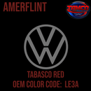 Tamco Paint Volkswagen Tabasco Red Code LE3A OEM Amerflint II Series Single Stage
