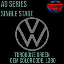 Tamco Paint  Volkswagen Turquoise Green Code  L380  OEM AG Series Single Stage