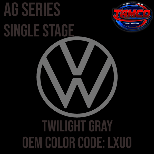 Tamco Paint Volkswagen Twilight Gray  Code LXU0 OEM AG Series Single Stage