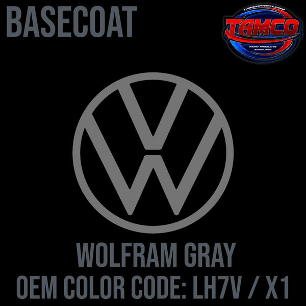 Tamco Paint Volkswagen Wolfram Gray Code LH7V / X1 OEM Basecoat