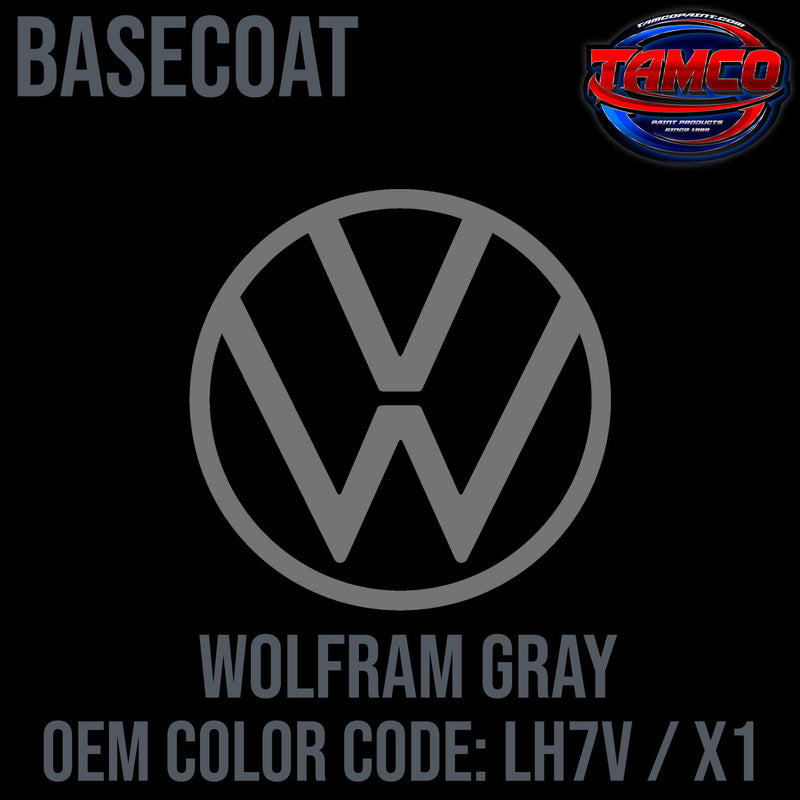 Tamco Paint Volkswagen Wolfram Gray Code LH7V / X1 OEM Basecoat