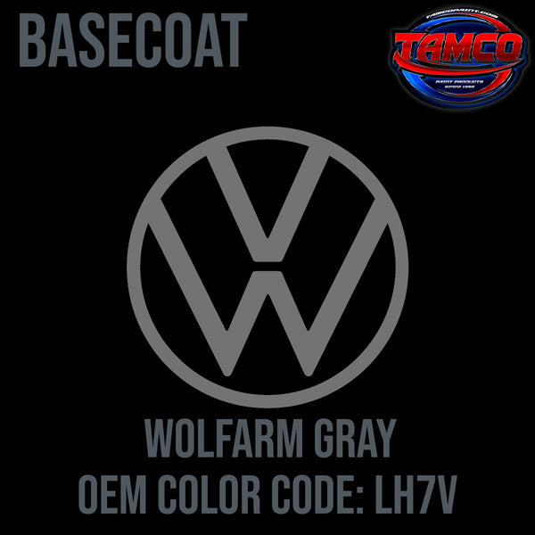 Tamco Paint Volkswagen Wolfram Gray Code LH7V  OEM Basecoat