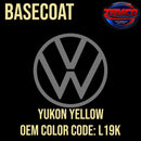Tamco Paint Volkswagen Yukon Yellow Code L19K OEM Basecoat