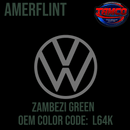 Tamco Paint Volkswagen  Zambezi Green Code L64K OEM Amerflint II Series Single Stage