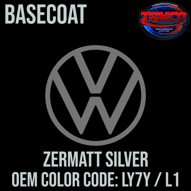 Tamco Paint Volkswagen Zermatt Silver Code LY7Y / L1 OEM Basecoat