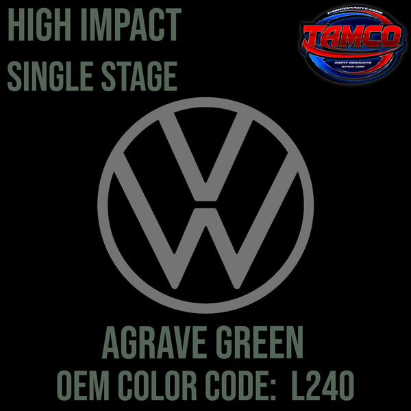 Tamco Paint Volkswagen Agave Green Code L240 OEM High Impact Single Stage