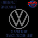 Tamco Paint Volkswagen Albert Blue Code L51E OEM High Impact Single Stage