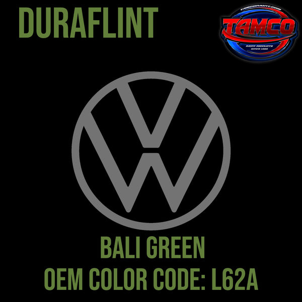 Tamco Paint Volkswagen Bali Green Code L62A OEM DuraFlint Series Single Stage