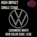 Tamco Paint Volkswagen Cashmere White Code LE9C  OEM High Impact Single Stage