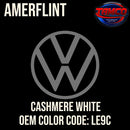 Tamco Paint Volkswagen Cashmere White Code LE9C  OEM OEM Amerflint II Series Single Stage