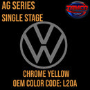 Tamco Paint Volkswagen Chrome Yellow Code L20A OEM AG Series Single Stage
