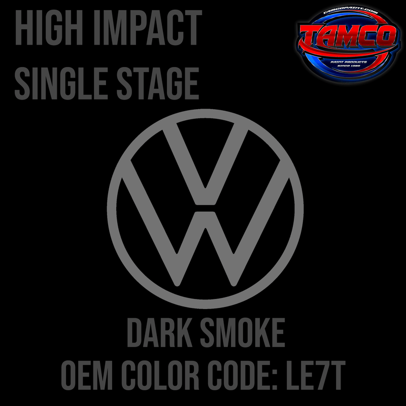 Tamco Paint Volkswagen Dark Smoke  Code LE7T OEM High Impact Series Single Stage