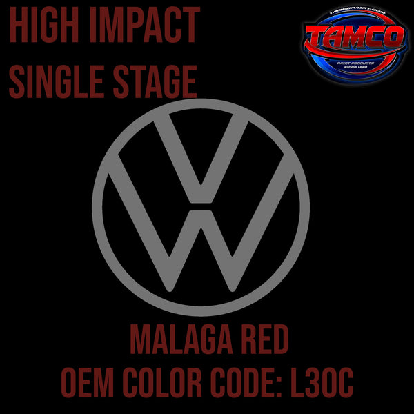 Tamco Paint Volkswagen Malaga Red Code L30C  OEM High Impact Single Stage