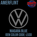Tamco Paint Volkswagen Niagara Blue Code L53D OEM Amerflint II Series Single Stage