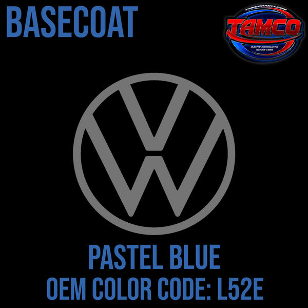 Tamco Paint Volkswagen Pastel Blue Code L52E OEM Basecoat