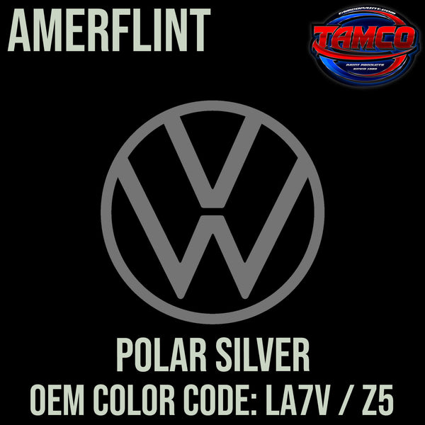 Tamco Paint Volkswagen Polar Silver Code LA7V / Z5 OEM Amerflint II Series Single Stage