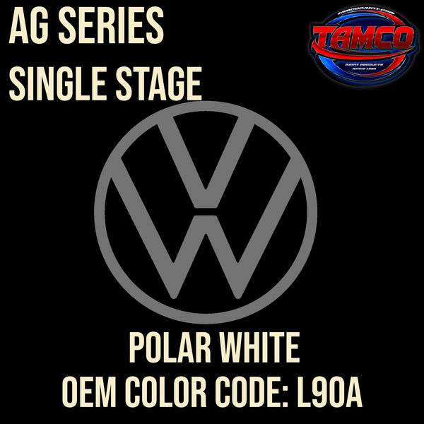 Tamco Paint Volkswagen Polar White Code L90A OEM AG Series Single Stage