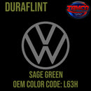 Tamco Paint Volkswagen Sage Green Code L63H OEM DuraFlint Series Single Stage