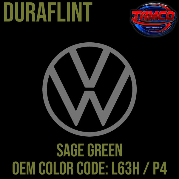 Tamco Paint Volkswagen Sage Green Code L63H / P4 OEM DuraFlint Series Single Stage