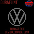 Tamco Paint Volkswagen Tabasco Red Code LE3A OEM DuraFlint Series Single Stage