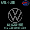Tamco Paint Volkswagen Turquoise Green Code L380 Amerflint II Series Single Stage
