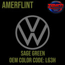 Tamco Paint Volkswagen Sage Green Code L63H  OEM Amerflint II Series Single Stage