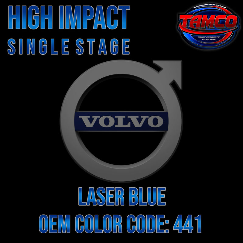 Volvo Laser Blue | 441 | 1999-2000 | OEM High Impact Single Stage