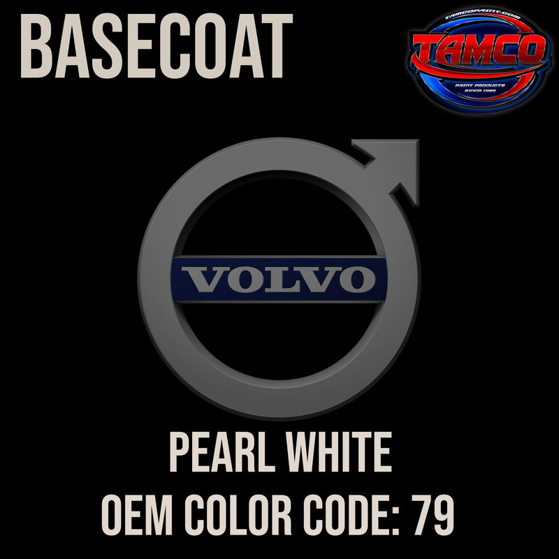 Volvo Pearl White | 79 | 1965 | OEM Basecoat