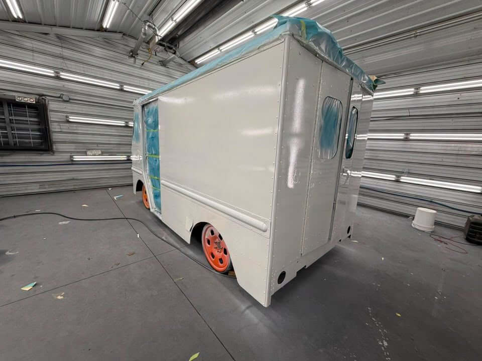 Tamco Paint Winter Green Pearl AG Series Single Stage on 1961 Ford Box Truck