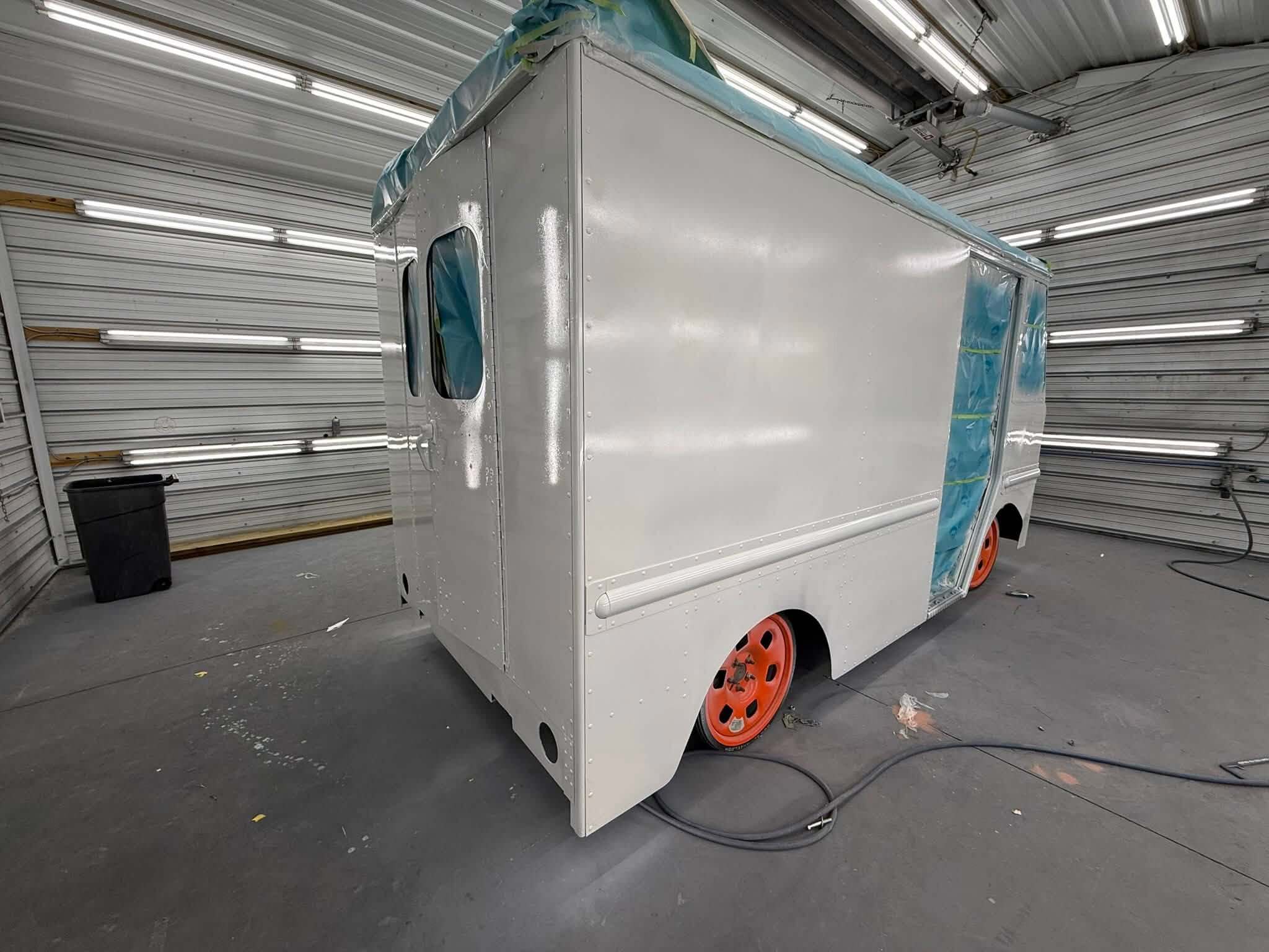 Tamco Paint Winter Green Pearl AG Series Single Stage on 1961 Ford Box Truck