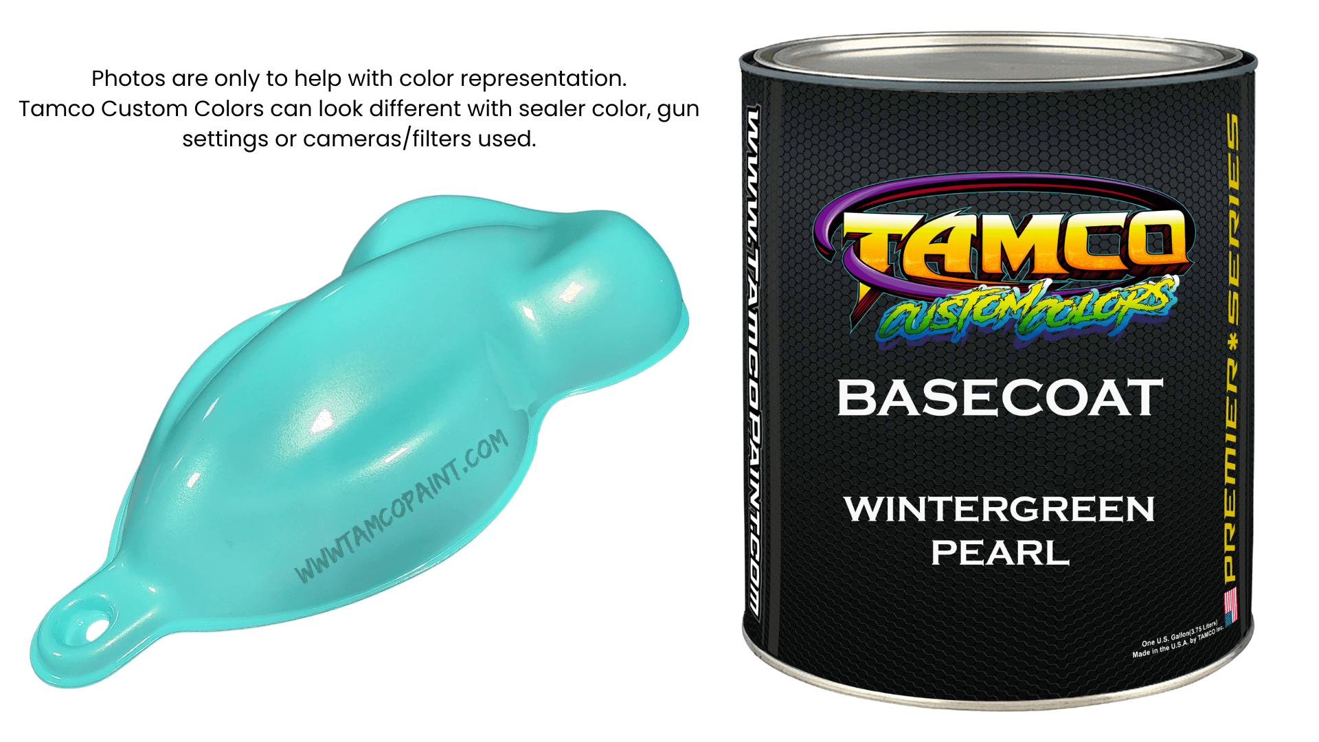 Tamco Paint Wintergreen Pearl Custom  Color Basecoat
