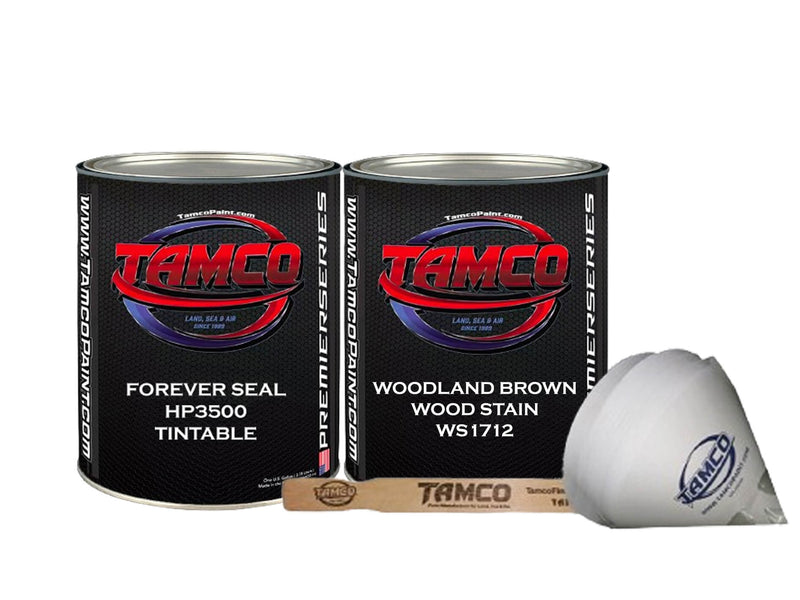 Tamco Paint Wood Stain Woodland Brown WS1712 without Cleaners