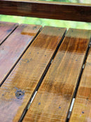 Tamco Paint Woodland Stain on Wooden Stairs