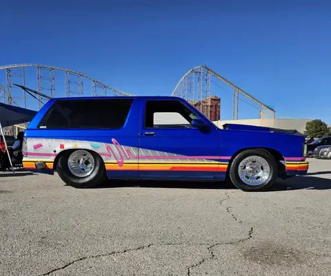 Blue Nitrous 1986 Chevrolet S-10 Blazer