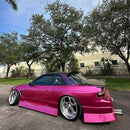 Tamco Paint You Cant Sit With Us Pink on Nissan Silvia