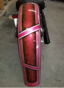 Tamco Paint You Cant Sit With Us Pink on Harley Davidson