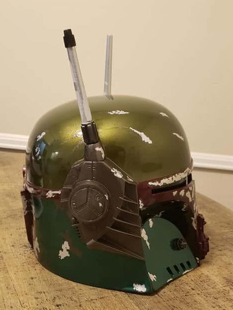 Tamco Paint Yuengling Green on Boba Fett Helmet