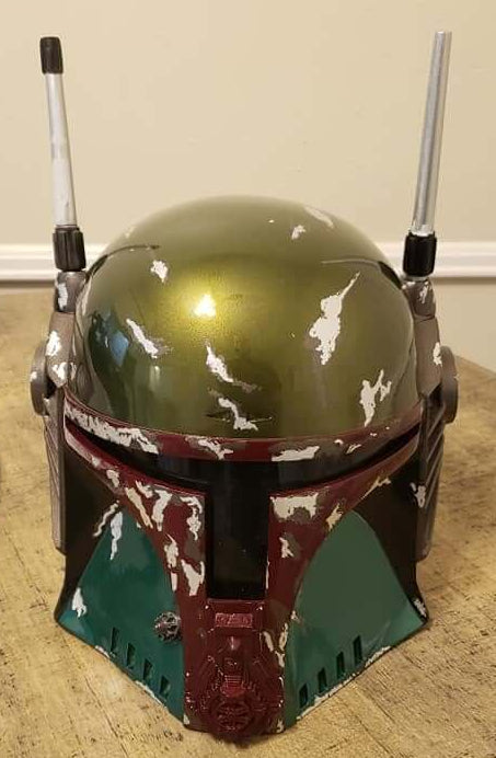 Tamco Paint Yuengling Green on Boba Fett Helmet