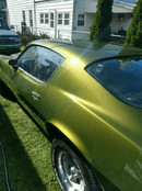 Tamco Paint Yuengling Green in 1972 Camaro