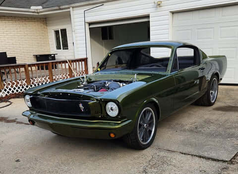 Yuengling Green Ford Mustang