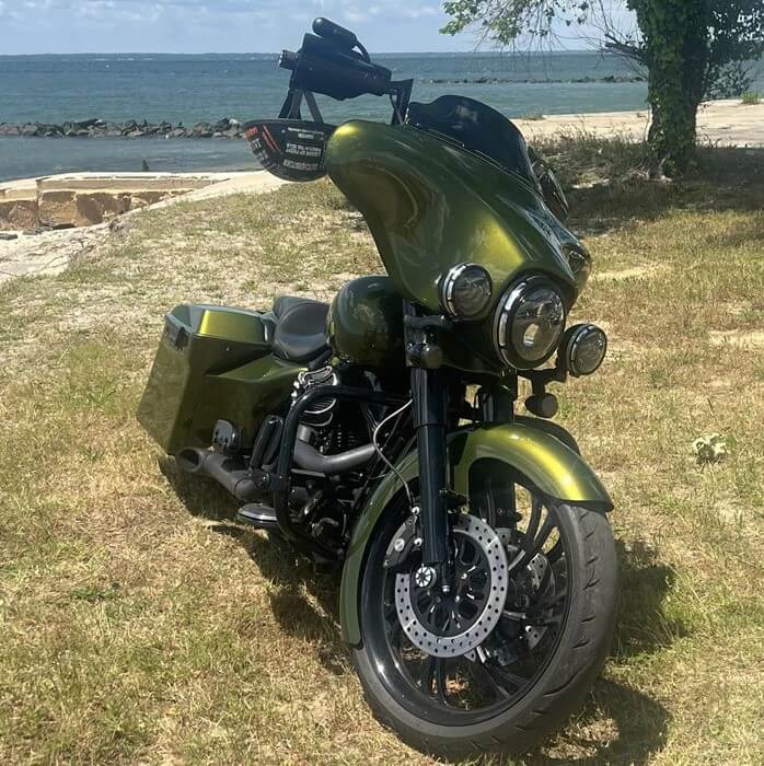 Yuengling Green Motorcycle