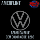 Tamco Paint Volkswagen Bermuda Blue Code L288 OEM Amerflint II Series Single Stage