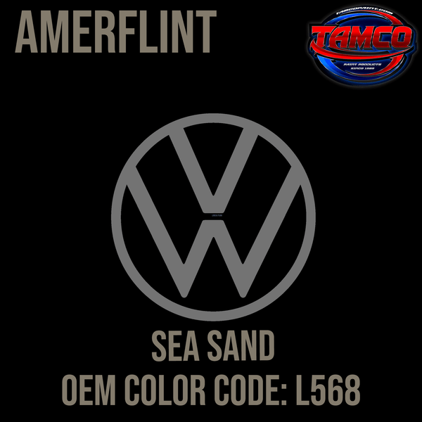 Tamco Paint Volkswagen Sea Sand Code L568 OEM Amerflint II Series Single Stage
