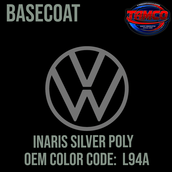 Tamco Paint Volkswagen Inaris Silver Code L94A OEM Basecoat