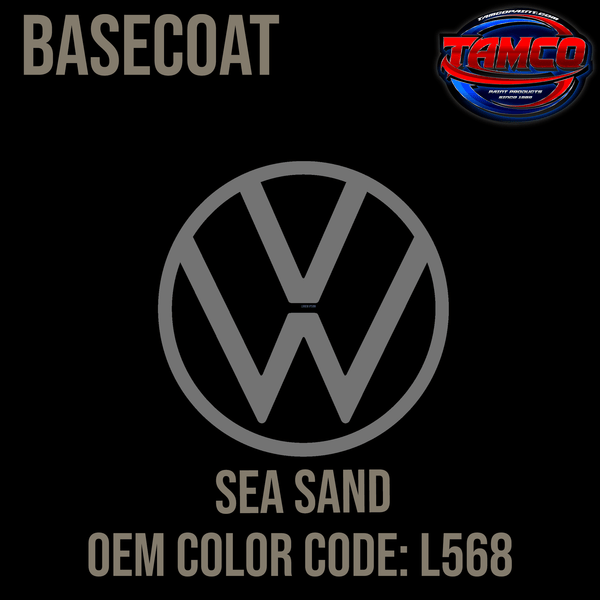 Tamco Paint Volkswagen Sea Sand Code L568 OEM Basecoat